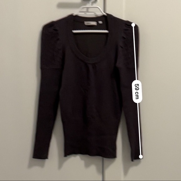 Garcia dark grey long sleeves top size XS - Picture 7 of 8